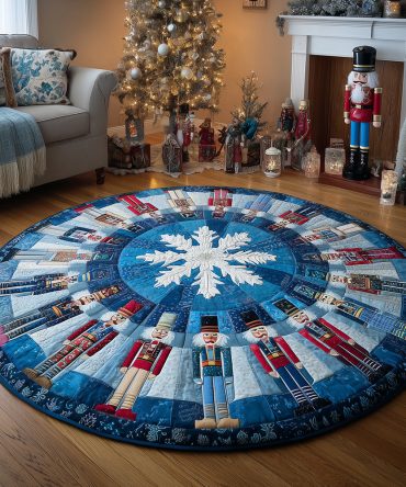 Winter Soldiers Quilted Round Mat
