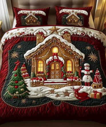 Winter Warmth 3-Piece Quilted Bedding Set