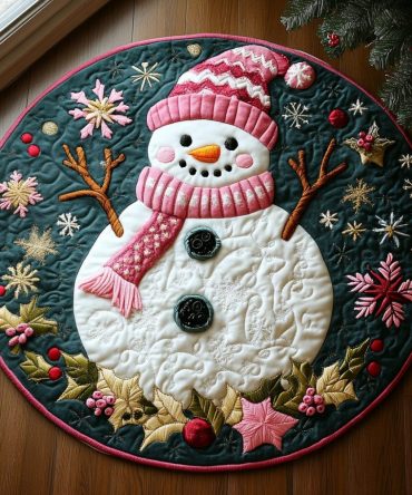 Winter Wonderland Quilted Round Mat