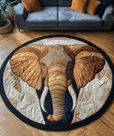 Wise Wanderer Quilted Round Mat