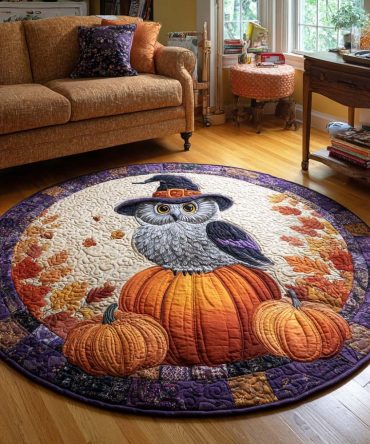 Witching Hour Quilted Round Mat