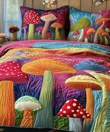 Woodland Charm 3-Piece Quilted Bedding Set