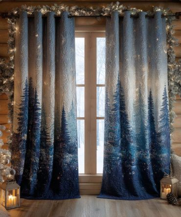 Woodland Retreat Quilted Curtains
