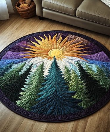 Woodland Whispers Quilted Round Mat