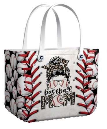 Stylish Baseball Mom Tote Bag - Perfect For Game Days & Everyday Use