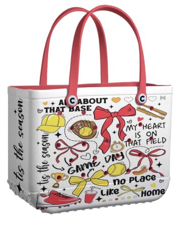 Bucket Tote Bag, Limited Edition Bogg Bag, Beach Bag No Place Like Home Base