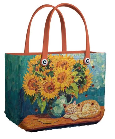 Bucket Tote Bag, Limited Edition Bogg Bag, Beach Bag Table Of Sunshine