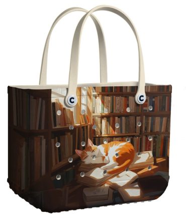 Bucket Tote Bag, Limited Edition Bogg Bag, Beach Bag Bookworm'S Best Friend
