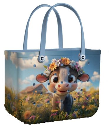 Bucket Tote Bag, Limited Edition Bogg Bag, Beach Bag Cowabunga