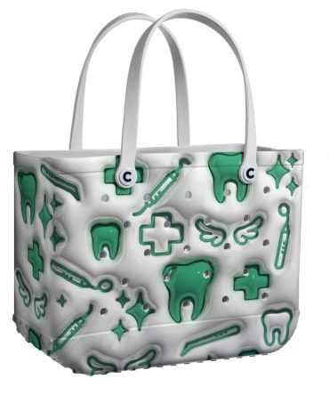 Bucket Tote Bag, Limited Edition Bogg Bag, Beach Bag Smile Maker