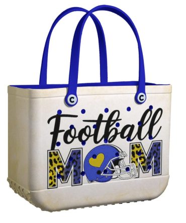 Stylish Football Mom Tote Bag - Perfect For Game Day & Everyday Use