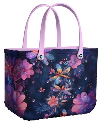 Bucket Tote Bag, Limited Edition Bogg Bag, Beach Bag Mystic Flutter