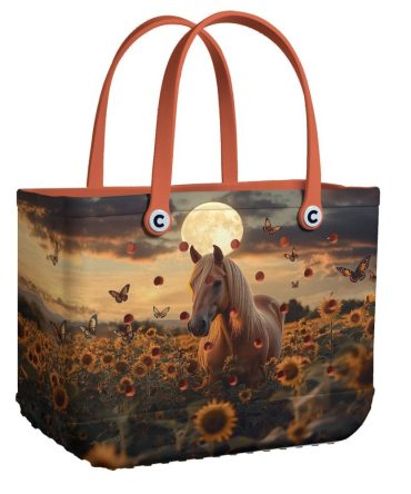 Bucket Tote Bag, Limited Edition Bogg Bag, Beach Bag Sunflower Serenade