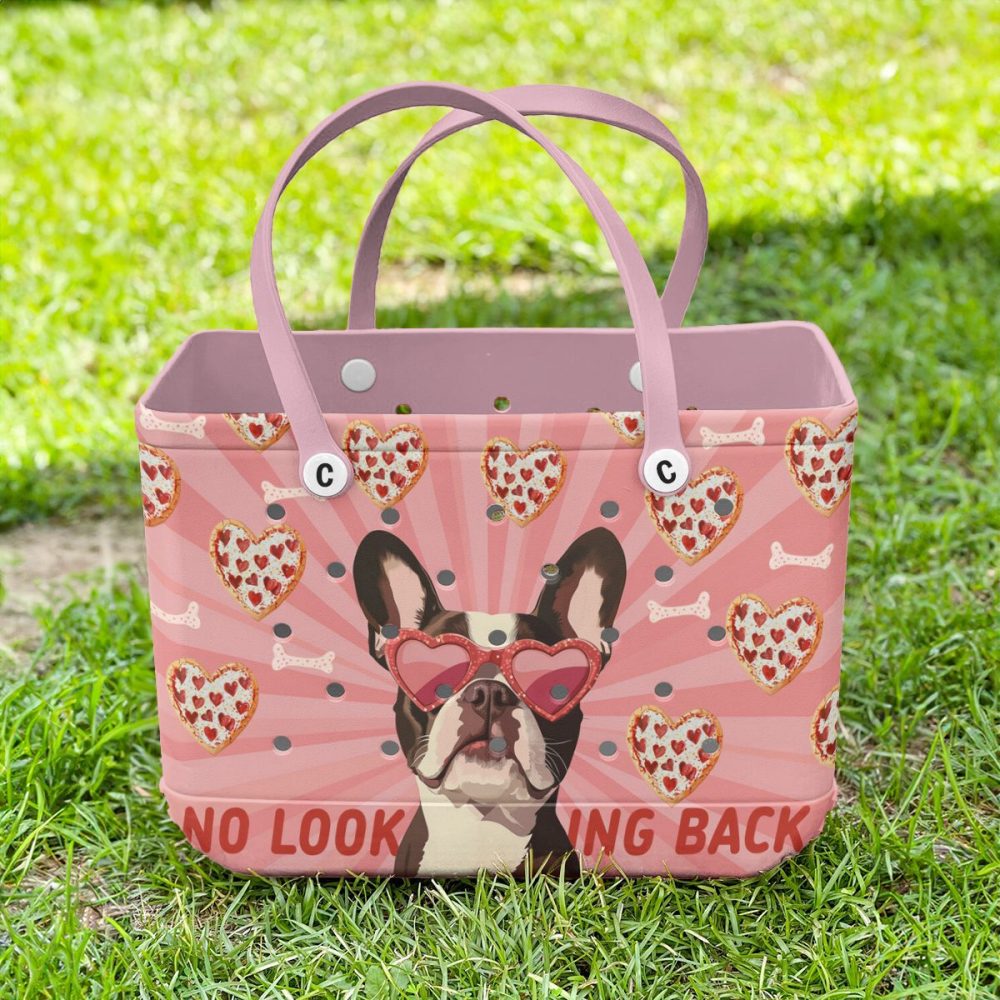 Bucket Tote Bag, Limited Edition Bogg Bag, Beach Bag Heart Eyes Only - Image 5