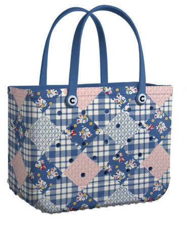 Bucket Tote Bag, Limited Edition Bogg Bag, Beach Bag Floral Fusion