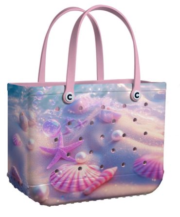 Bucket Tote Bag, Limited Edition Bogg Bag, Beach Bag Pearl Paradise