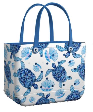 Bucket Tote Bag, Limited Edition Bogg Bag, Beach Bag Oceanic Oasis