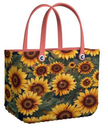 Bucket Tote Bag, Limited Edition Bogg Bag, Beach Bag Golden Glow