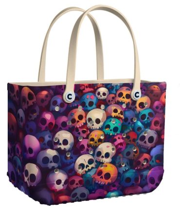 Bucket Tote Bag, Limited Edition Bogg Bag, Beach Bag Spooky Sweet