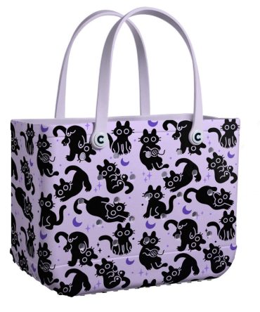 Bucket Tote Bag, Limited Edition Bogg Bag, Beach Bag Mischievous Moggies
