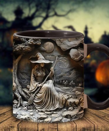 Beautiful Witch - Personalized Witch Accent Mug