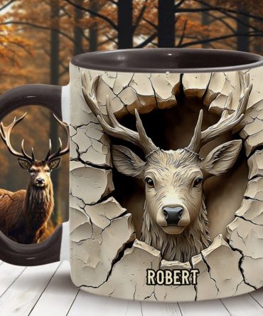 Love Hunting - Personalized Hunting Accent Mug