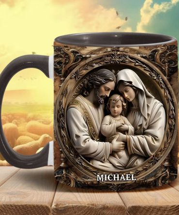 I Believe In Him - Personalized Christian Accent Mug