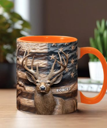 Deer Hunting - Personalized Hunting Accent Mug