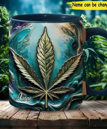Hippie Psychedelic - Personalized Weed Accent Mug