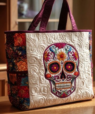 Afterlife Fiesta Quilted Tote Bag