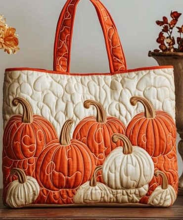 Autumn Bliss Quilted Tote Bag