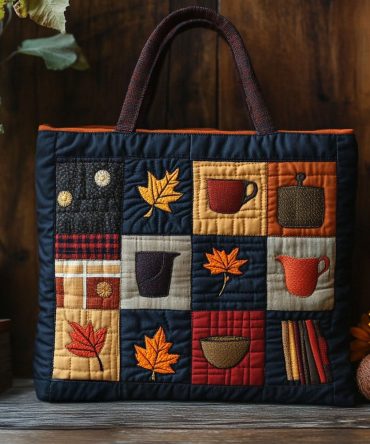 Autumn Reflections Quilted Tote Bag