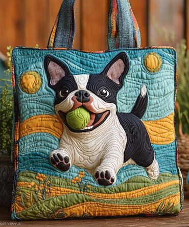 Ball Chase Quilted Tote Bag