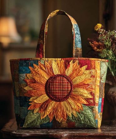 Bloom Joy Quilted Tote Bag