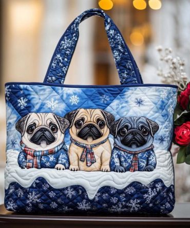 Carlin Love Quilted Tote Bag