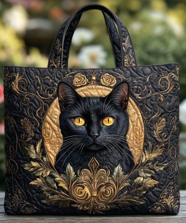 Cat Party Quilted Tote Bag