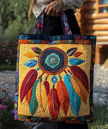 Catching Light Quilted Tote Bag