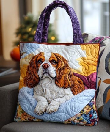 Cavalier Glow Quilted Tote Bag
