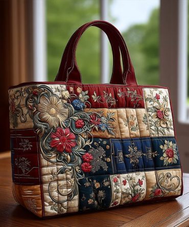 Chapter Dreams Quilted Tote Bag