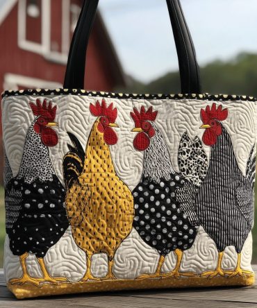 Coop Gossip Quilted Tote Bag