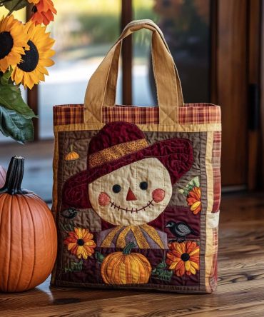 Cornfield Buddy Quilted Tote Bag