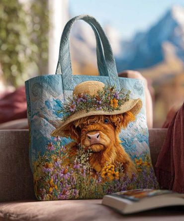 Country Calm Quilted Tote Bag