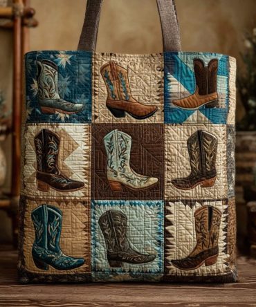 Cowboy Canyon Quilted Tote Bag