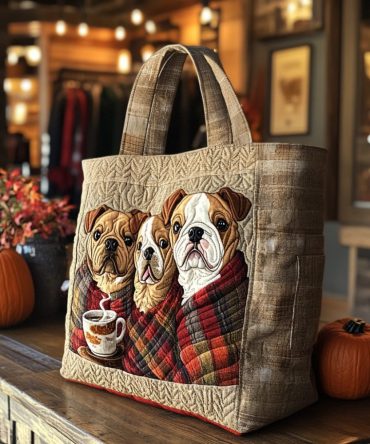 Cozy Wrinkles Quilted Tote Bag