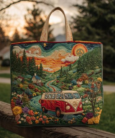 Desert Drifter Quilted Tote Bag