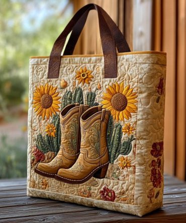 Desert Dusk Quilted Tote Bag