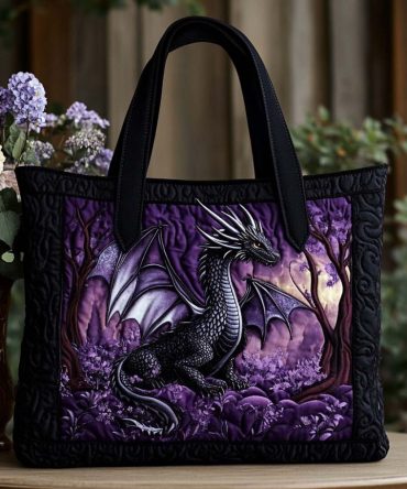 Dragon Dream Whisper Quilted Tote Bag