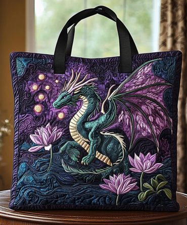 Dragon Spirit Quilted Tote Bag