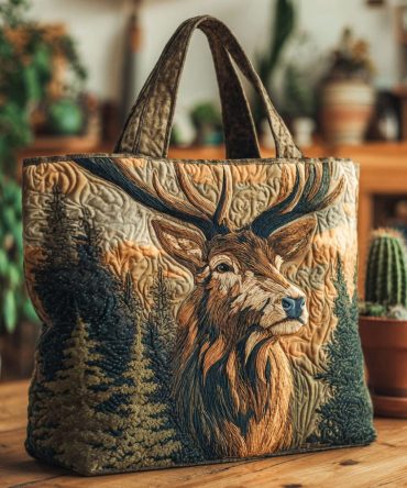 Dusk Wander Quilted Tote Bag