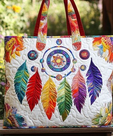 Echo Of Dreams Quilted Tote Bag